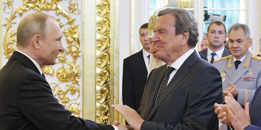 Wladimir Putin Gerhard Schröder
