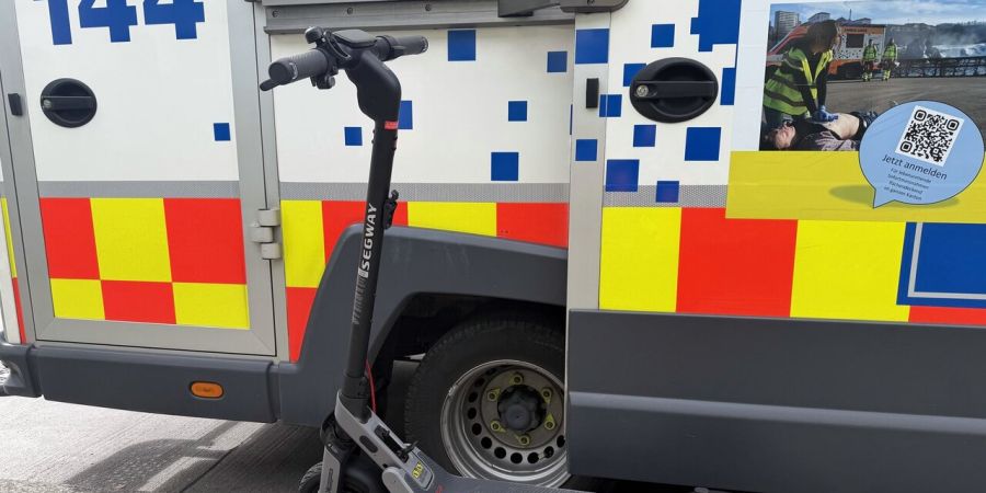 Unfall E-Scooter