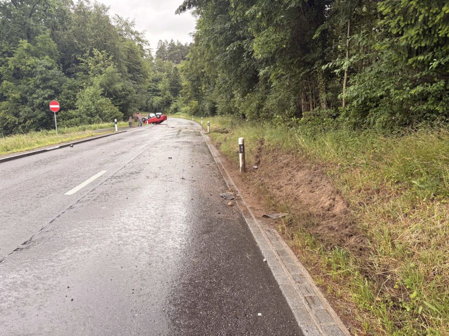 Unfallstelle Kirchberg