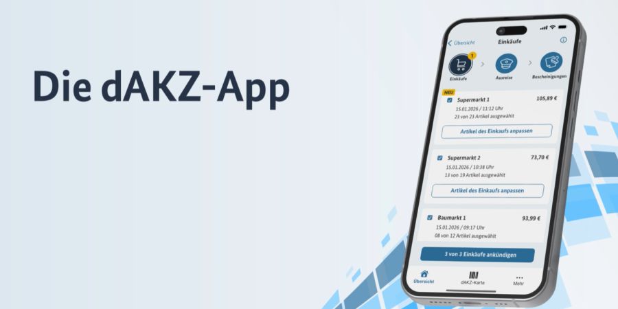 Die sogenannte dAKZ-App könnte Schweizer Einkaufstouristen lange Wartezeiten ersparen.
