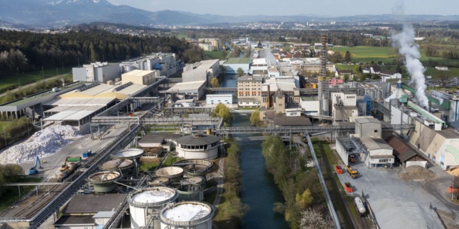 Das Industriegelände in Perlen soll weiterentwickelt werden. (Archivaufnahme)