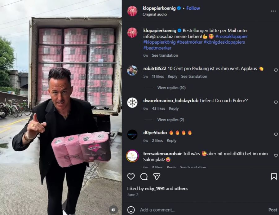 Klopapierkönig WC