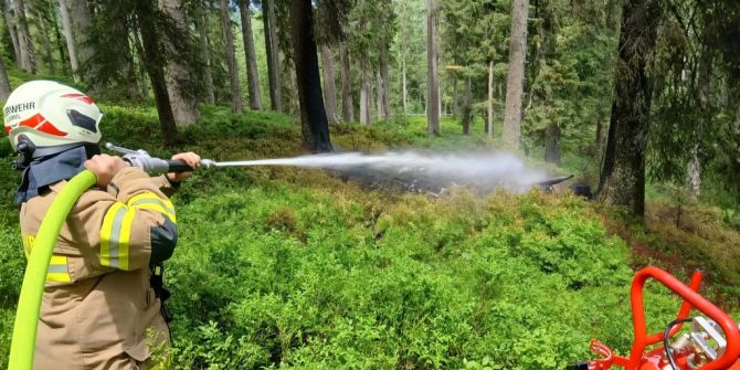Feuerwehr Flugzeugabsturz Österreich