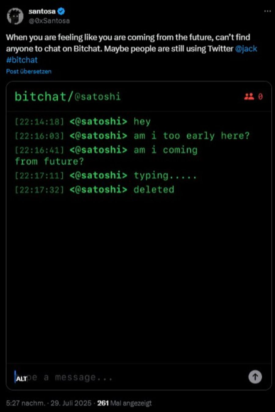 Jack bitchat