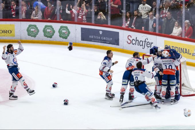 Den ZSC Lions gelingt die Titelverteidigung. ZSC Lions
