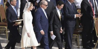 Beim Papst - Warum trug Fürstin Charlène Weiss? Beim Papst - Warum trug Fürstin Charlène Weiss?