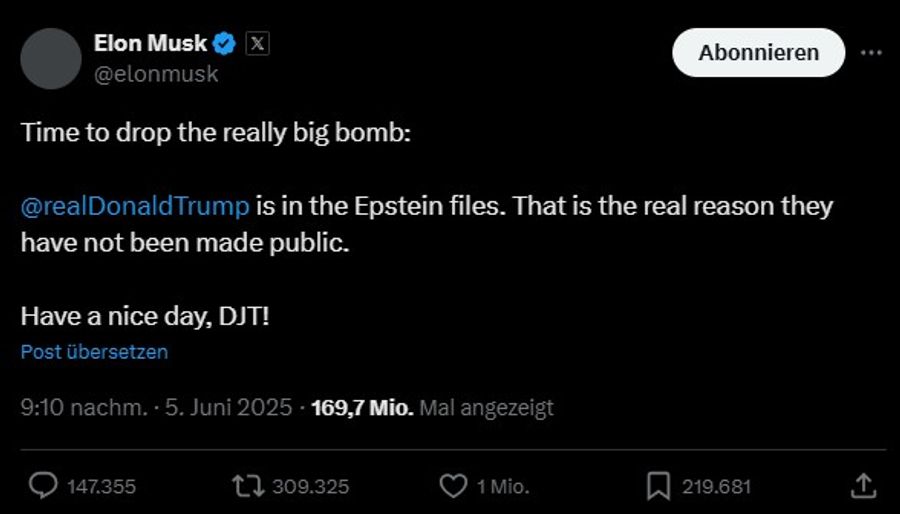 Musk Trump Tweet