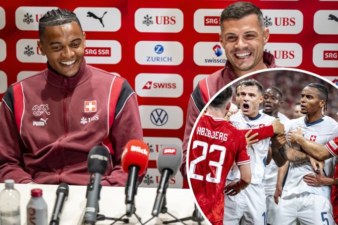 Manuel Akanji Granit Xhaka
