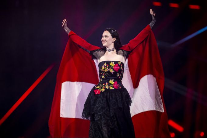 Zoë Më bei der Hauptprobe der Flaggenparade am gestrigen Freitag. Zoë Më