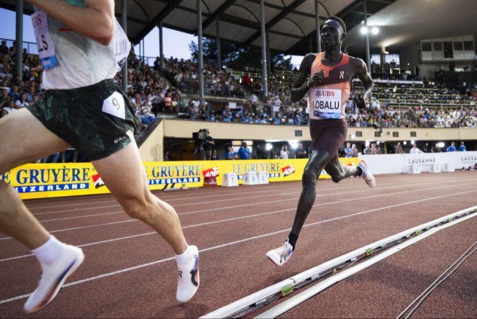 Dominic Lobalu läuft in der Diamond League aufs Podest (Archivbild). Dominic Lobalu Diamond League