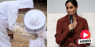 Herziges Video - Tochter Lilibet (3) hilft Meghan jetzt beim Imkern Herziges Video - Tochter Lilibet (3) hilft Meghan jetzt beim Imkern