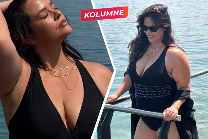 Kolumnistin und Curvy-Model Stella