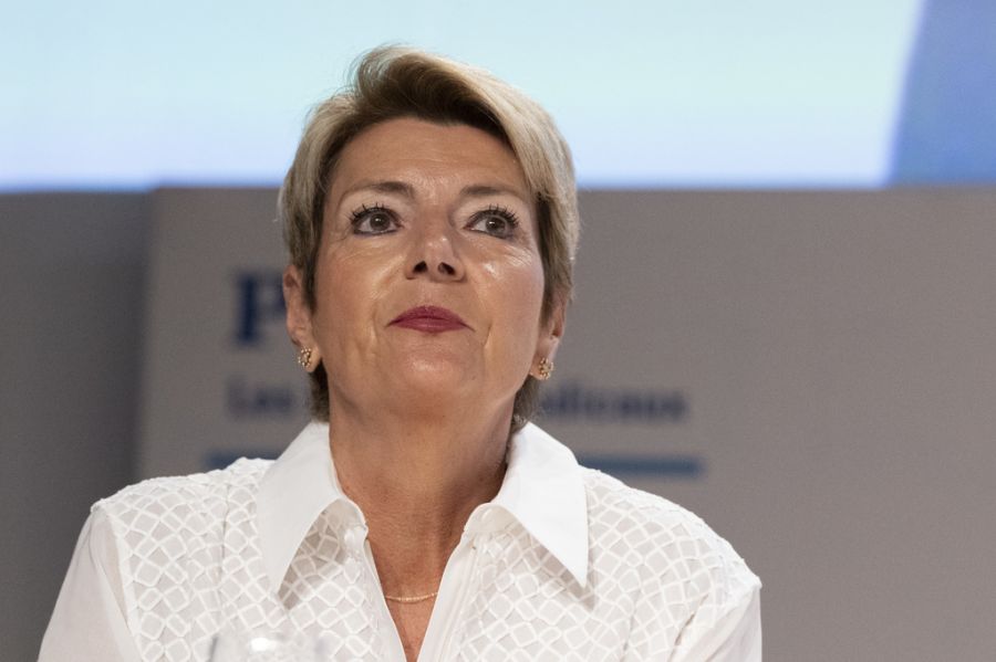 Noch am Dienstag wollten Bundespräsident Karin Keller-Sutter ...