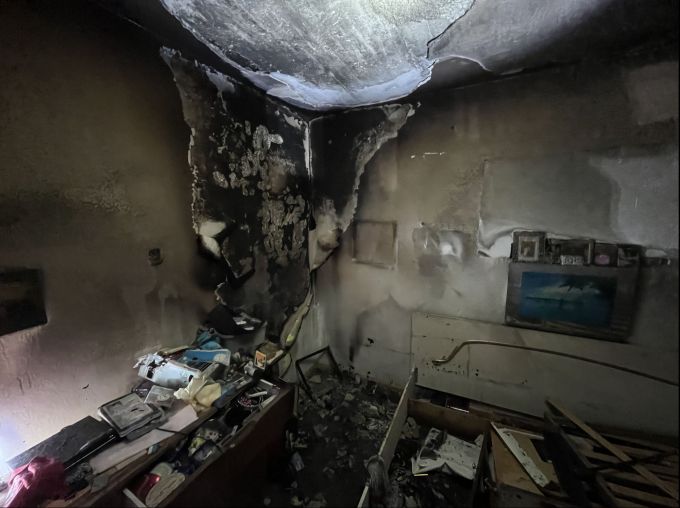 Beim Brand entstand Sachschaden. Brand