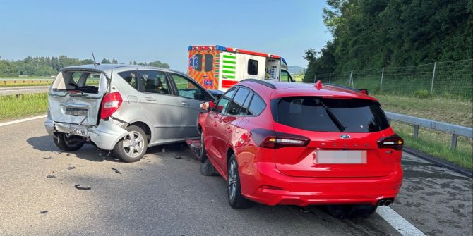 Kollision auf A1