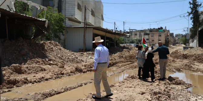 Members of the EU delegation visit Tulkarem city