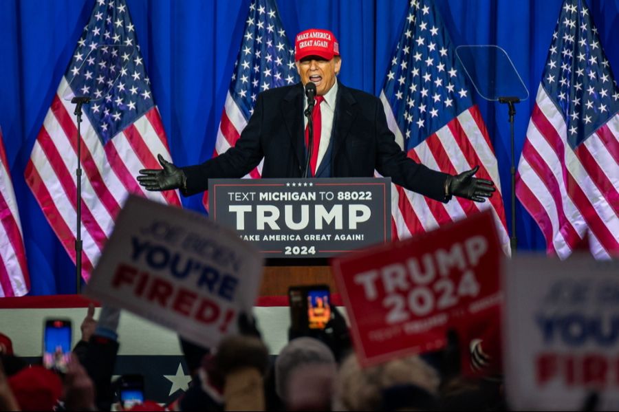 Während des Wahlkampfs sagt Donald Trump immer wieder: Er werde die Epstein-Akten «wahrscheinlich» Publik machen. (Archivbild)