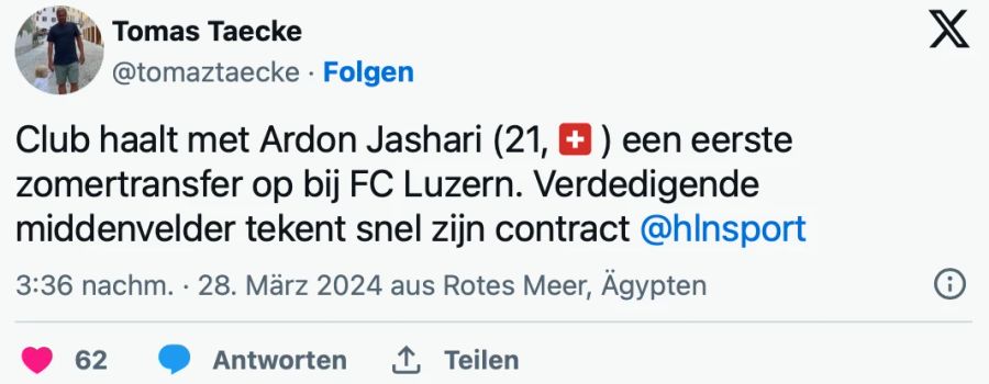 FC Luzern Jashari