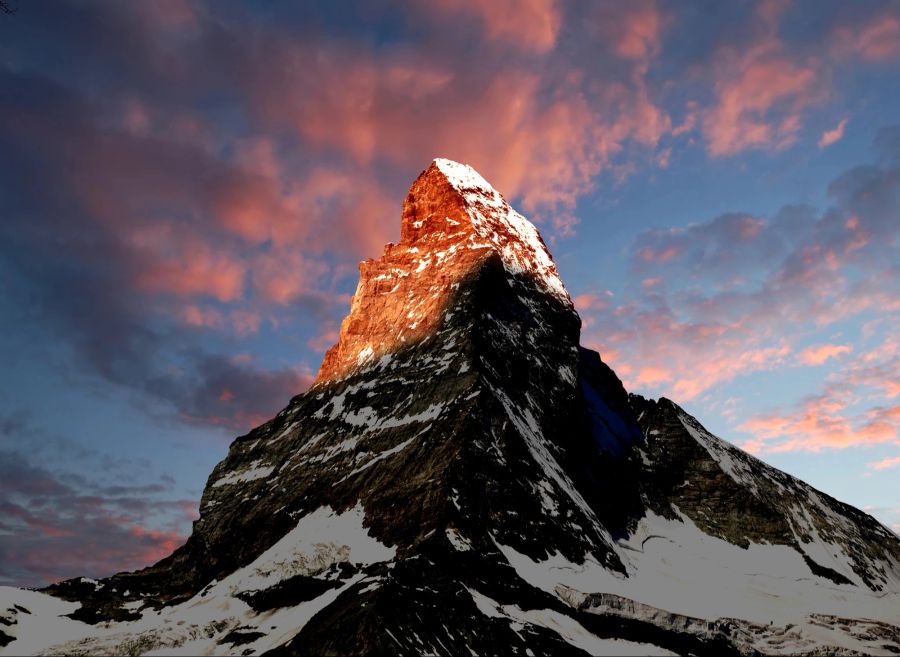 Sonnenaufgang am Matterhorn