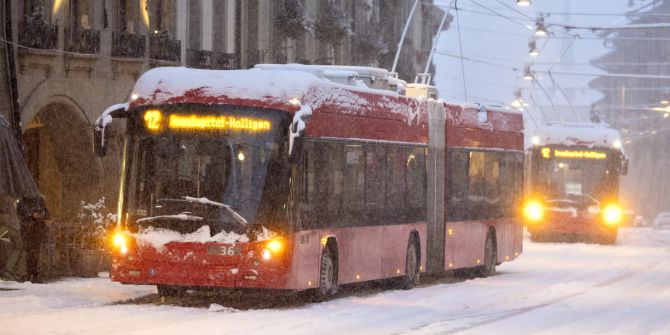 Bern Öv Schnee