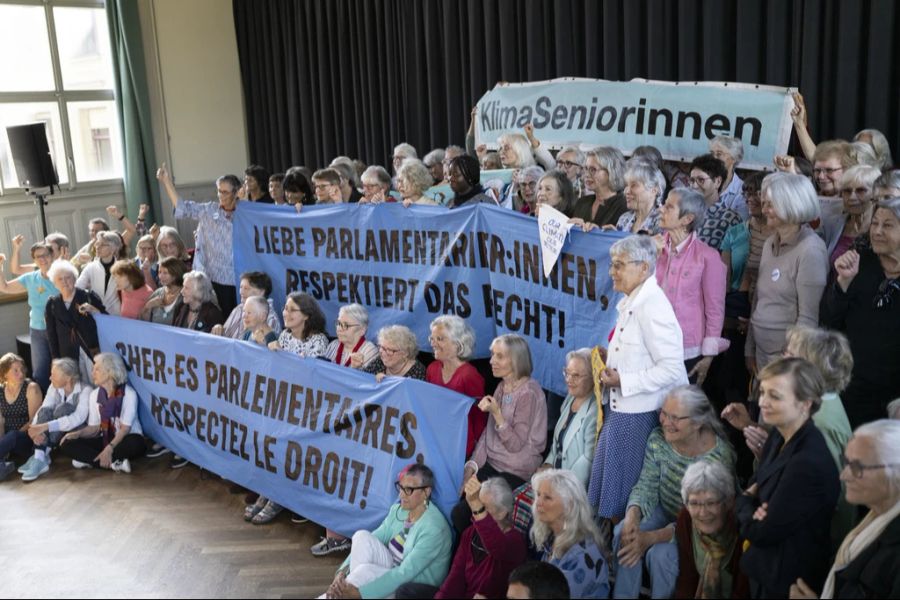 Das Gericht hiess eine Klage der Klimaseniorinnen gut.