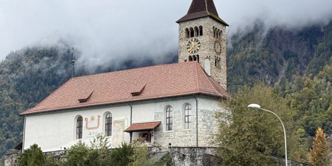 Die Kirche in Brienz BE.