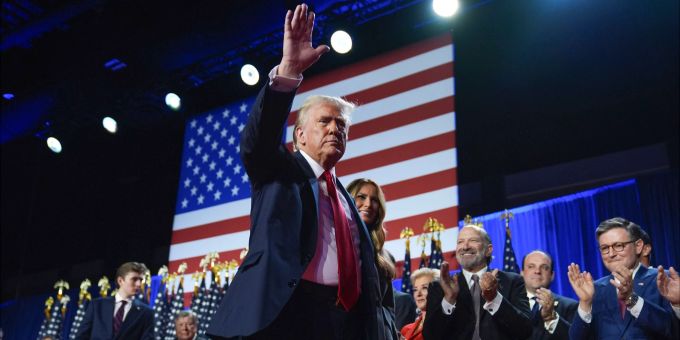 Donald Trump gewinnt die Präsidentschaftswahl. Donald Trump