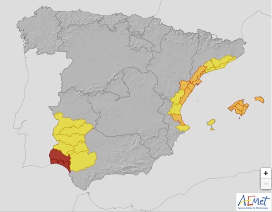 Unwetter Spanien