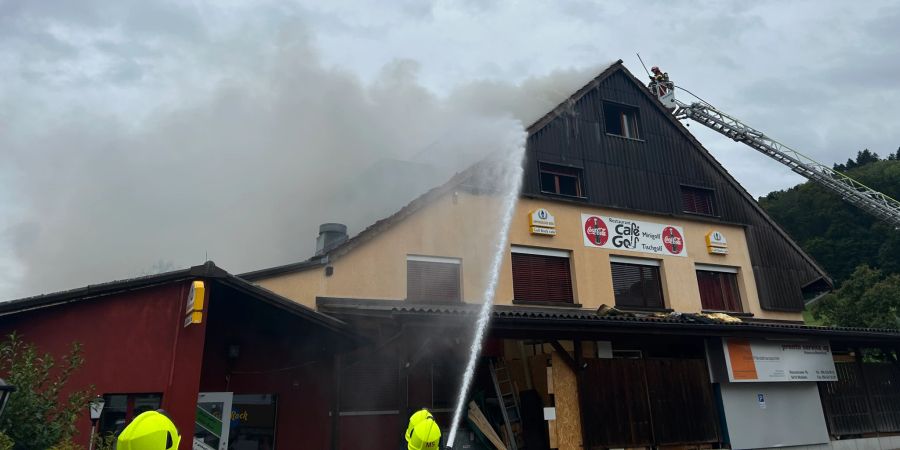 Brand in Restaurant.