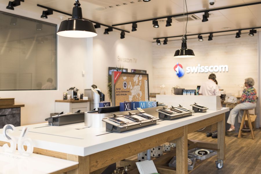 Gemäss dem Shop-Leiter soll sich der Mann im Swisscom-Shop unanständig aufgeführt haben.