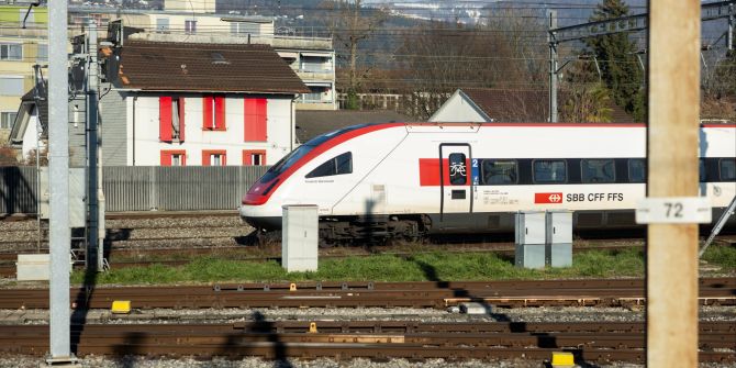 SBB Zug Bahn Strecke