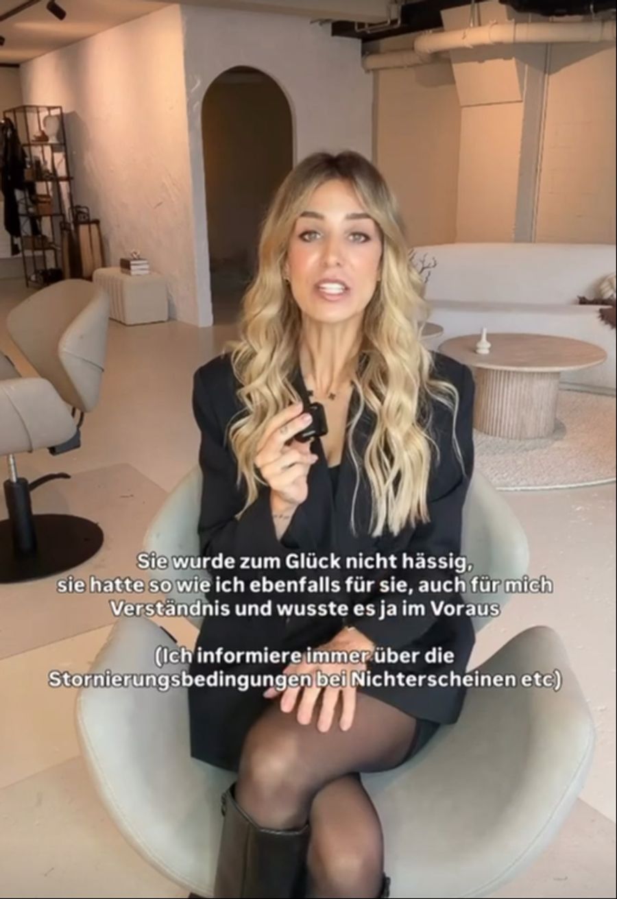 Bei Zeidler gibts Stornierungsbedingungen – über diese werden die Kundinnen aber schon im Vorfeld informiert.