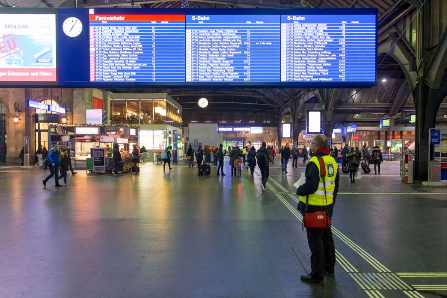 Die Querhalle im Zürcher Hauptbahnhof ist fast 100 Jahre alt. Die Sanierung dauert bis Ende 2027.