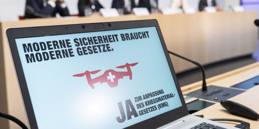 Eine breite Allianz von SVP bis GLP setzt sich für ein Ja zu erleichterten Waffenexportregeln ein. Die Schweiz stimmt am 29. November darüber ab.