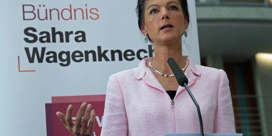 Sahra Wagenknecht hat ihre Partei Anfang des Jahres offiziell gegründet.