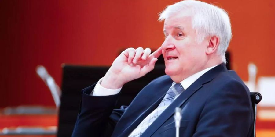 «Es ist europäisch, gemeinsam ein gefährliches Virus zu bekämpfen»: Bundesinnenminister Horst Seehofer. Foto: Hannibal Hanschke/Reuters/POOL/dpa