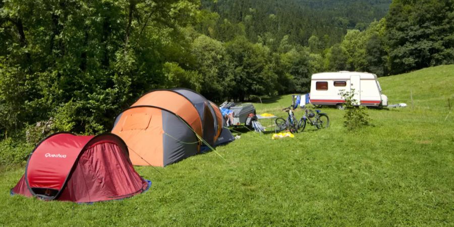 Wildcampen ist in der Schweiz aber lange nicht überall möglich.