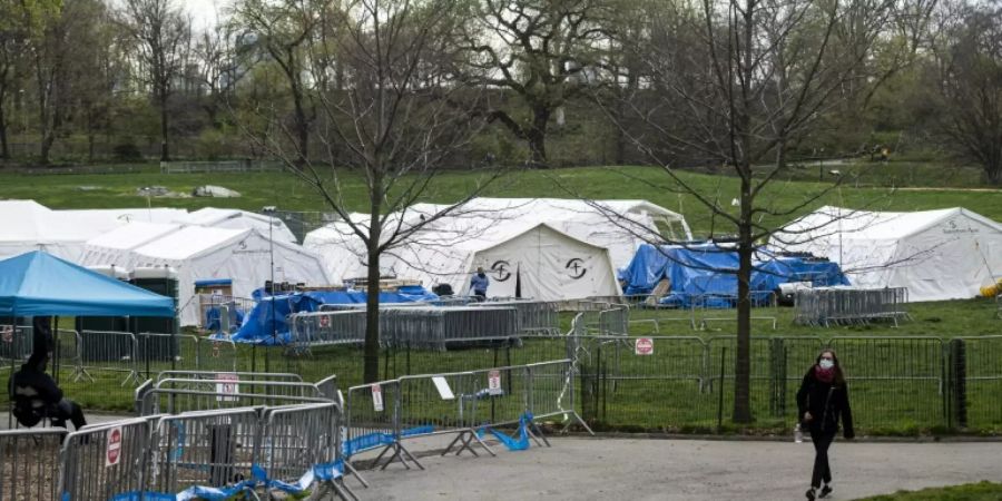 Feldlazarett im New Yorker Central Park