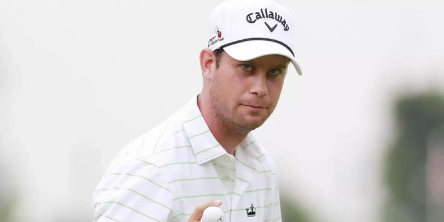 Wurde positiv auf das Coronavirus getestet: Der US-Golfprofi Harris English. Foto: Erik S. Lesser/EPA/dpa