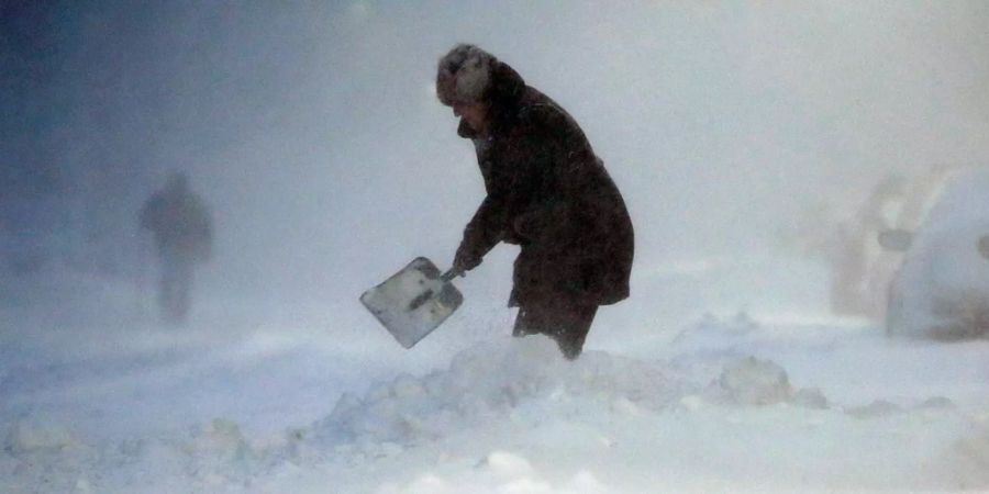 Ein massiver Winter-Sturm wehte von Maine bis nach North Carolina.