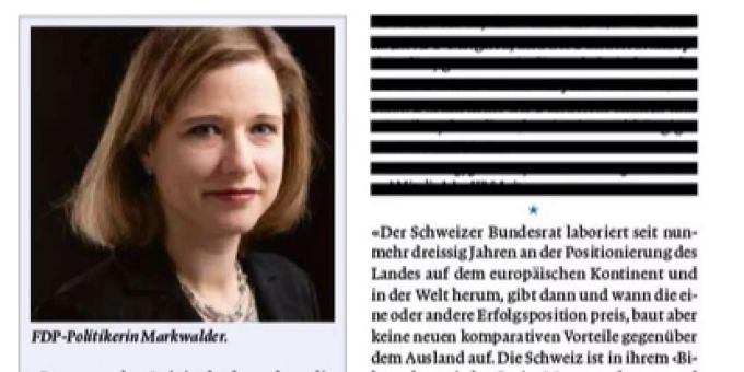 Das angebliche UBS-Zitat in der Weltwoche ist auch in der Schweizerischen Mediendatenbank nicht mehr auffindbar. Das angebliche UBS-Zitat in der Weltwoche ist auch in der Schweizerischen Mediendatenbank nicht mehr auffindbar.