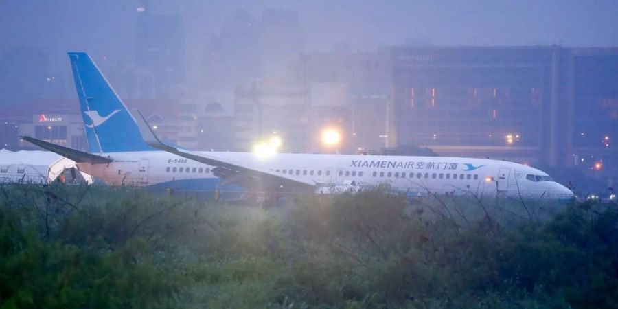 Bei der Unglücksmaschine handelt es sich um ein Flugzeug der chinesischen Airline Xiamen Air.