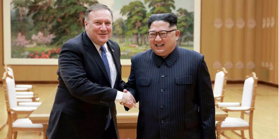 US-Aussenminister Mike Pompeo traf den nordkoreanischen Machthaber Kim Jong Un.