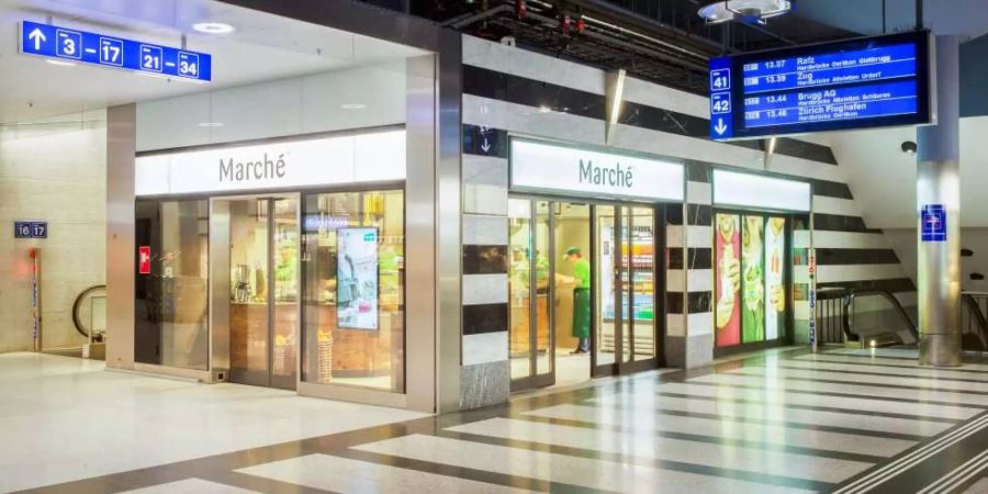 Marché Express am Hauptbahnhof Zürich. Die Filiale wurde mittlerweile geschlossen.