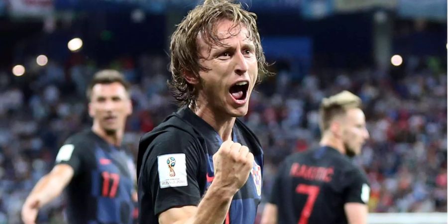 Heute ist Luka Modric der Star im kroatischen Team.