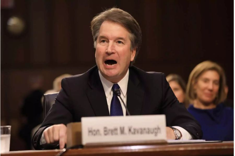 Supreme-Court-Kandidat Brett Kavanaugh vor dem Senat.