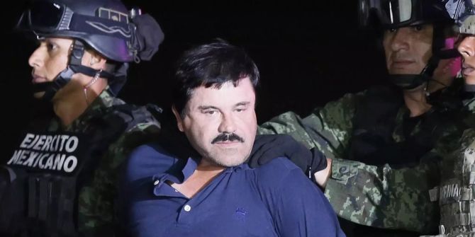 El Chapo wird festgenommen.