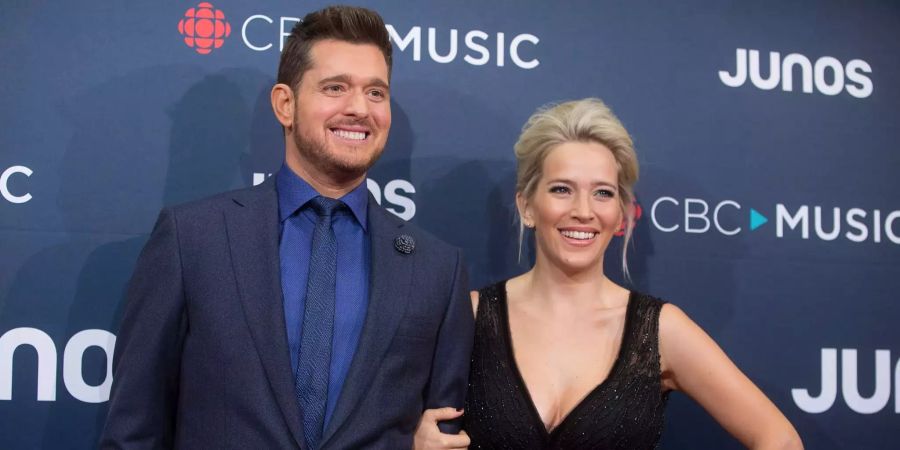 Michael Buble und seine Frau Luisana Lopilato bei den Juno Awards.