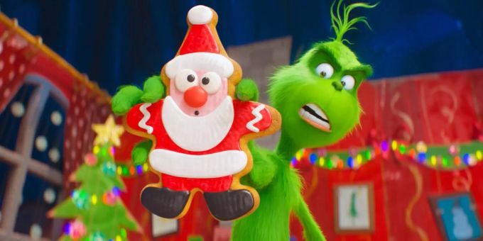 Der Trickfilm «Der Grinch» hat auch am dritten Adventswochenende Platz eins der Kinocharts verteidigt. Der Grinch in einer Szene des Kinofilms «Der Grinch»