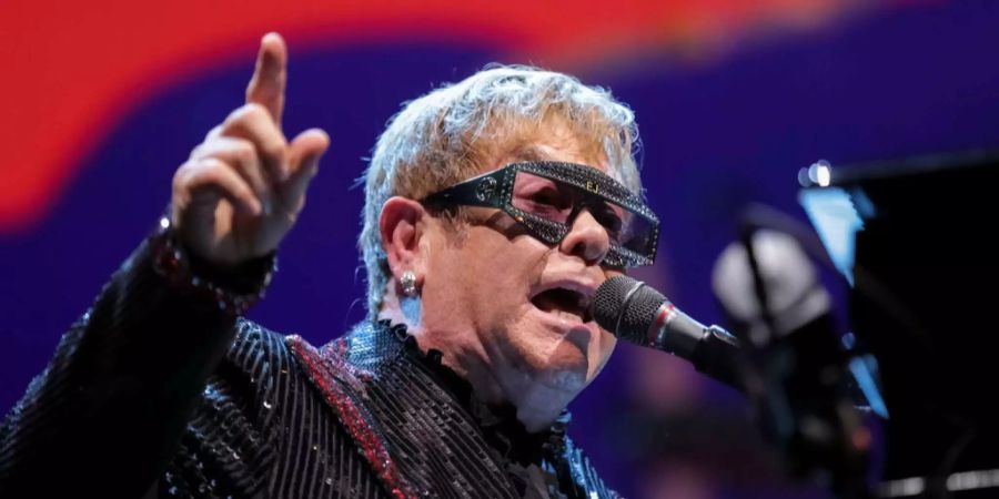 Elton John während seiner «Farewell Yellow Brick Road» in Washington.